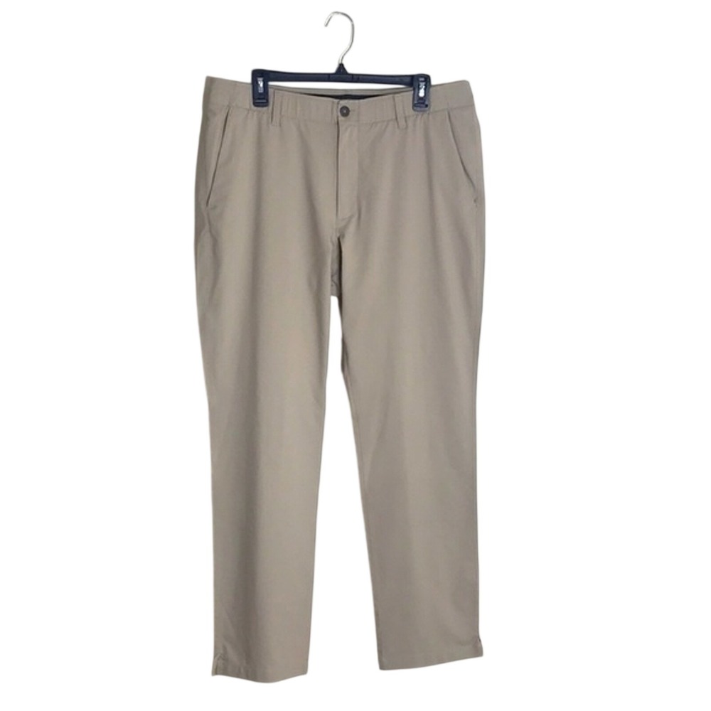 Under Armour Men's Golf Performance Chino Tapered Pants Tan 38/32